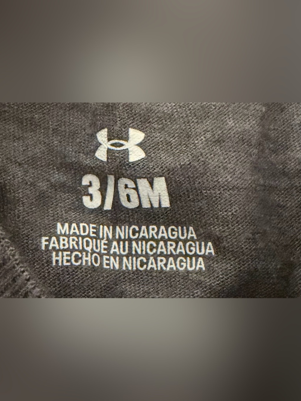 Under Armour Freedom Flag Baby Tshirt Size 3/6 Month - Picture 3 of 3